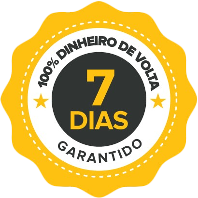 Garantia de 7 dias — 100% do dinheiro de volta